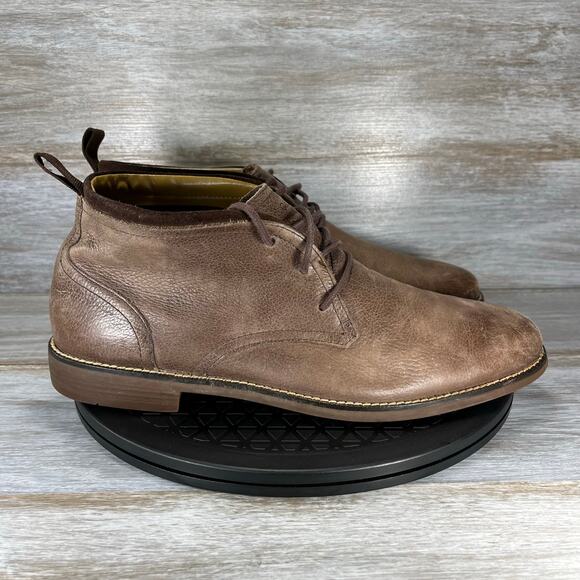 Cole Haan Mens Curtis II Chestnut Leather Chukka Boots Size 11 M - Picture 3 of 8